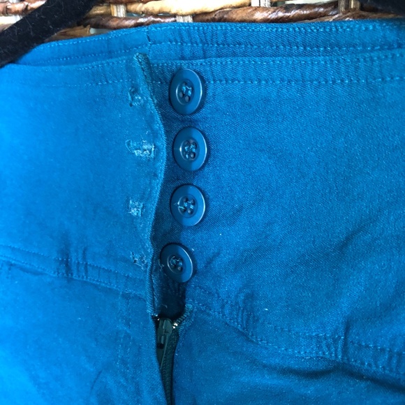 BLUE high-waisted shorts - Picture 4 of 6